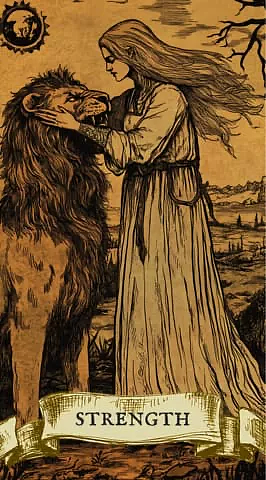 Today, the card "Strength" fell out for you