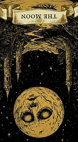 the reversed card "Moon" fell out for you