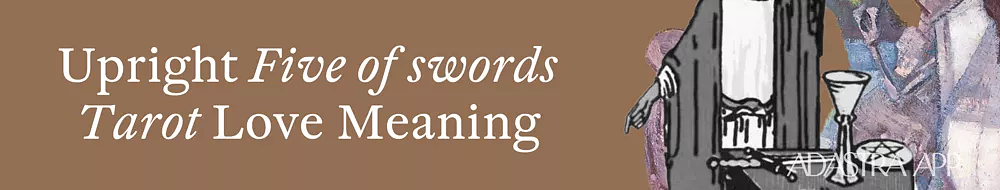 what does the five of swords mean in tarot cards