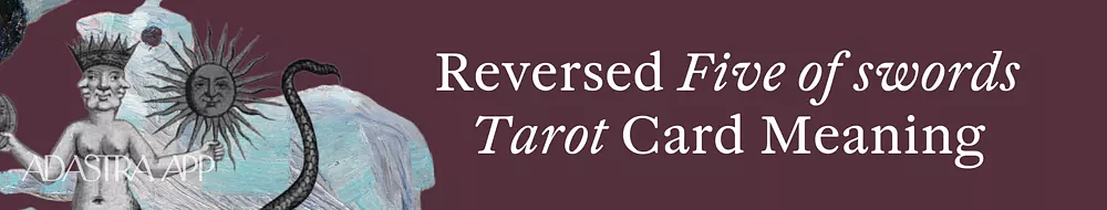 tarot cards meanings five of swords