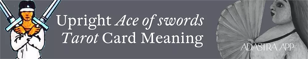 ace of sword tarot card meaning