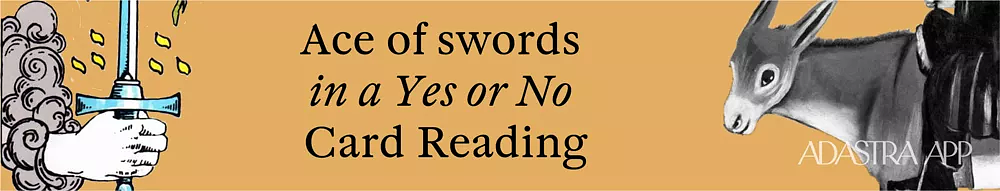 Ace of Swords upright meaning