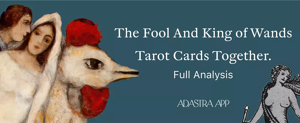 king of wands and fool compared