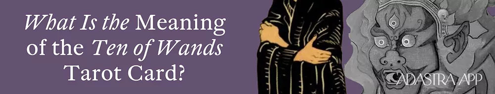 the fool and ten of wands combination